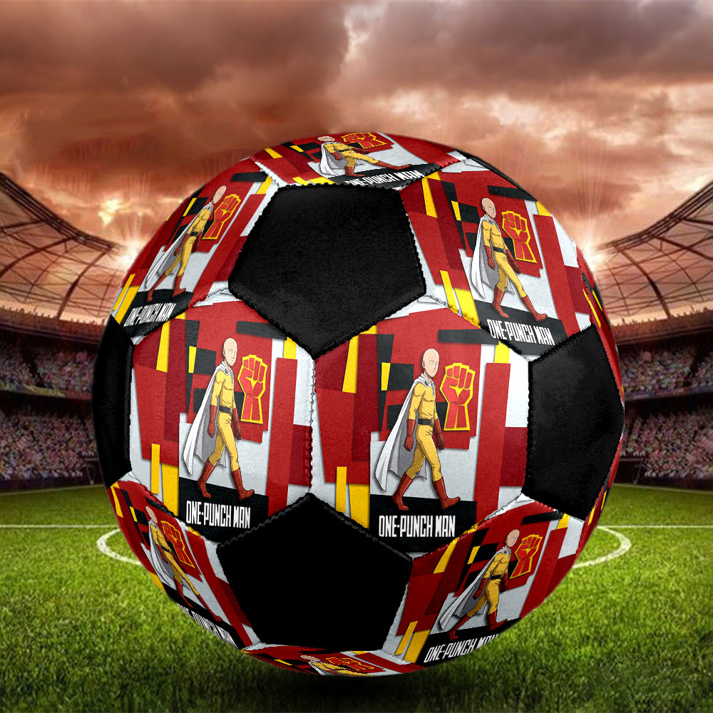 Team Sports - 1PC ワンパンマンサッカーボール サイズ 5 屋外サッカーファッションチームトレーニングスポーツファンに最適 HE51