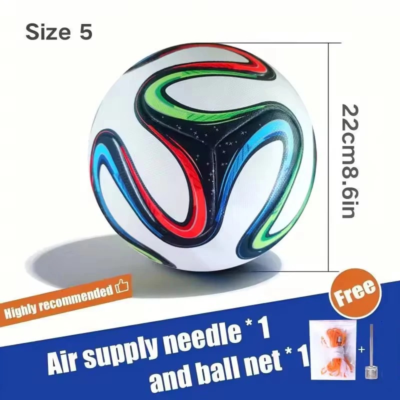 Team Sports - 2014年製、男女兼用、サイズ5、PU製、大人用、屋外スポーツトレーニング用、プロ仕様の厚手サッカーボール。