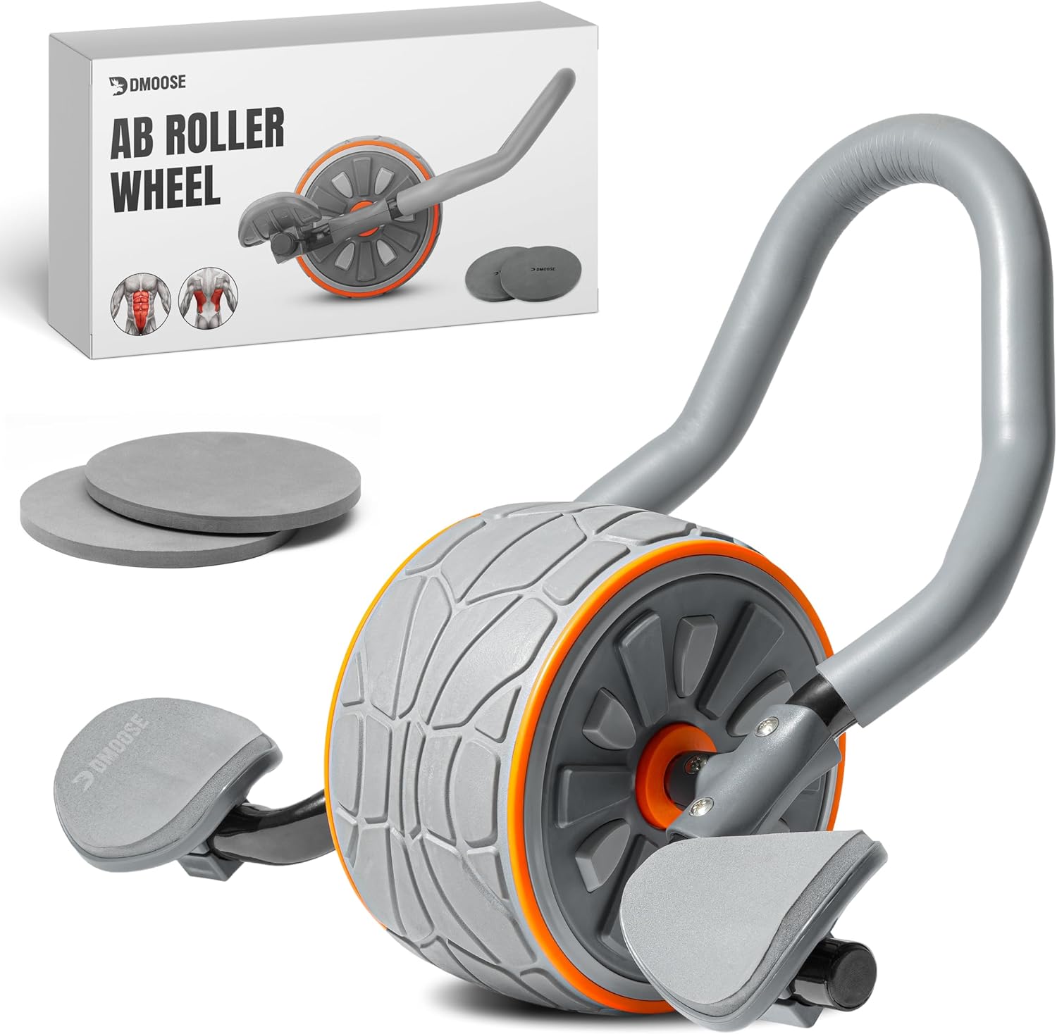 DMoose フィットネス アブローラーホイール 肘サポート - Ab Roller Wheel With Elbow Support のレビューと価格