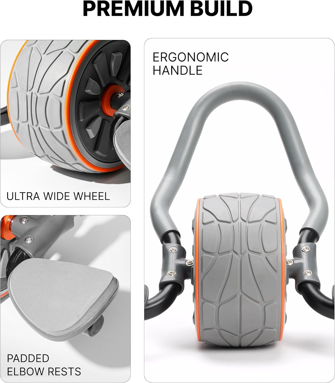 DMoose フィットネス アブローラーホイール 肘サポート - Ab Roller Wheel With Elbow Support のレビューと価格