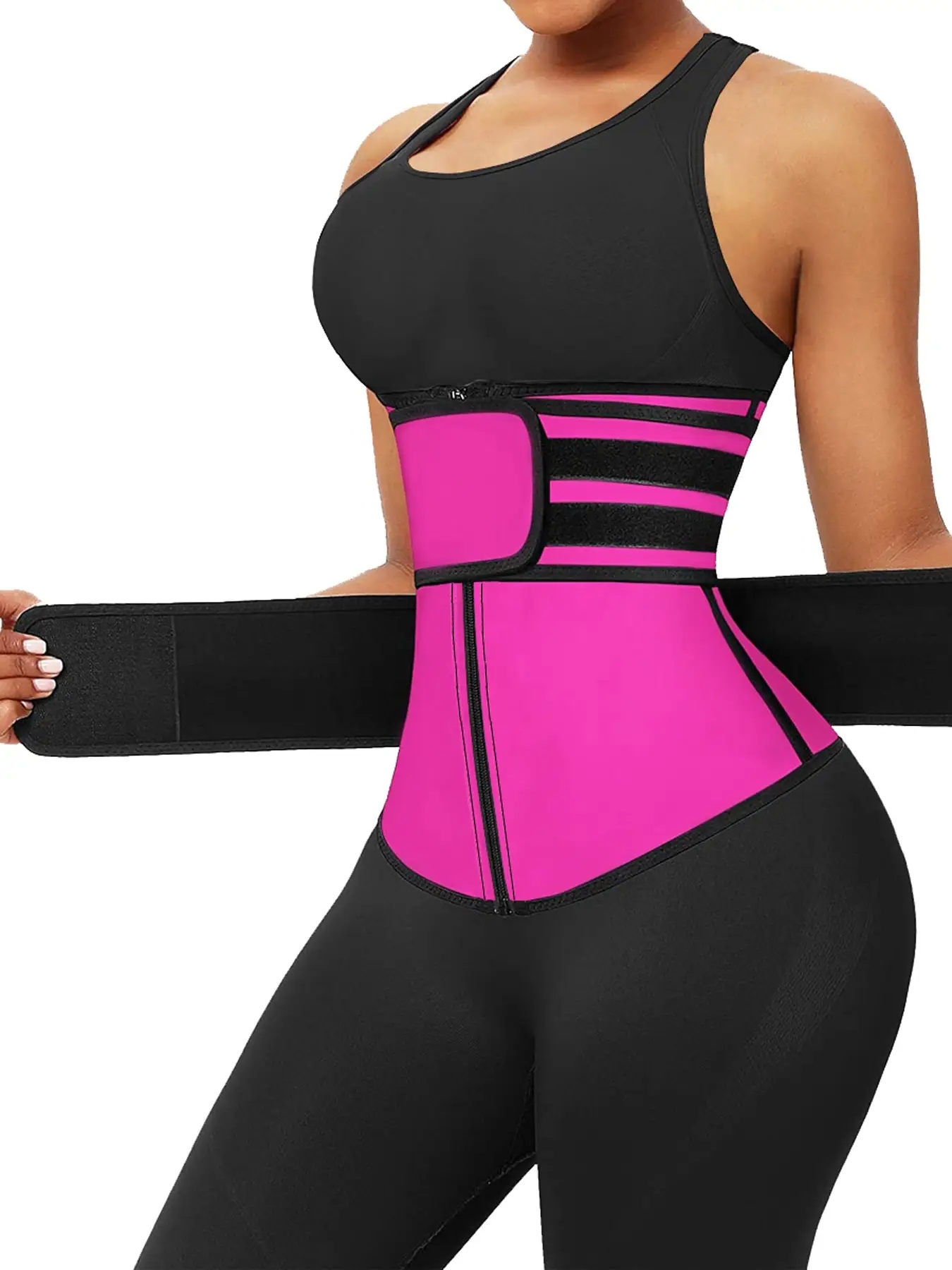 ネオプレン ウエスト トレーナー ワークアウト トリマー ベ - Sweat Waist Trainer Belt Neoprene のレビューと価格