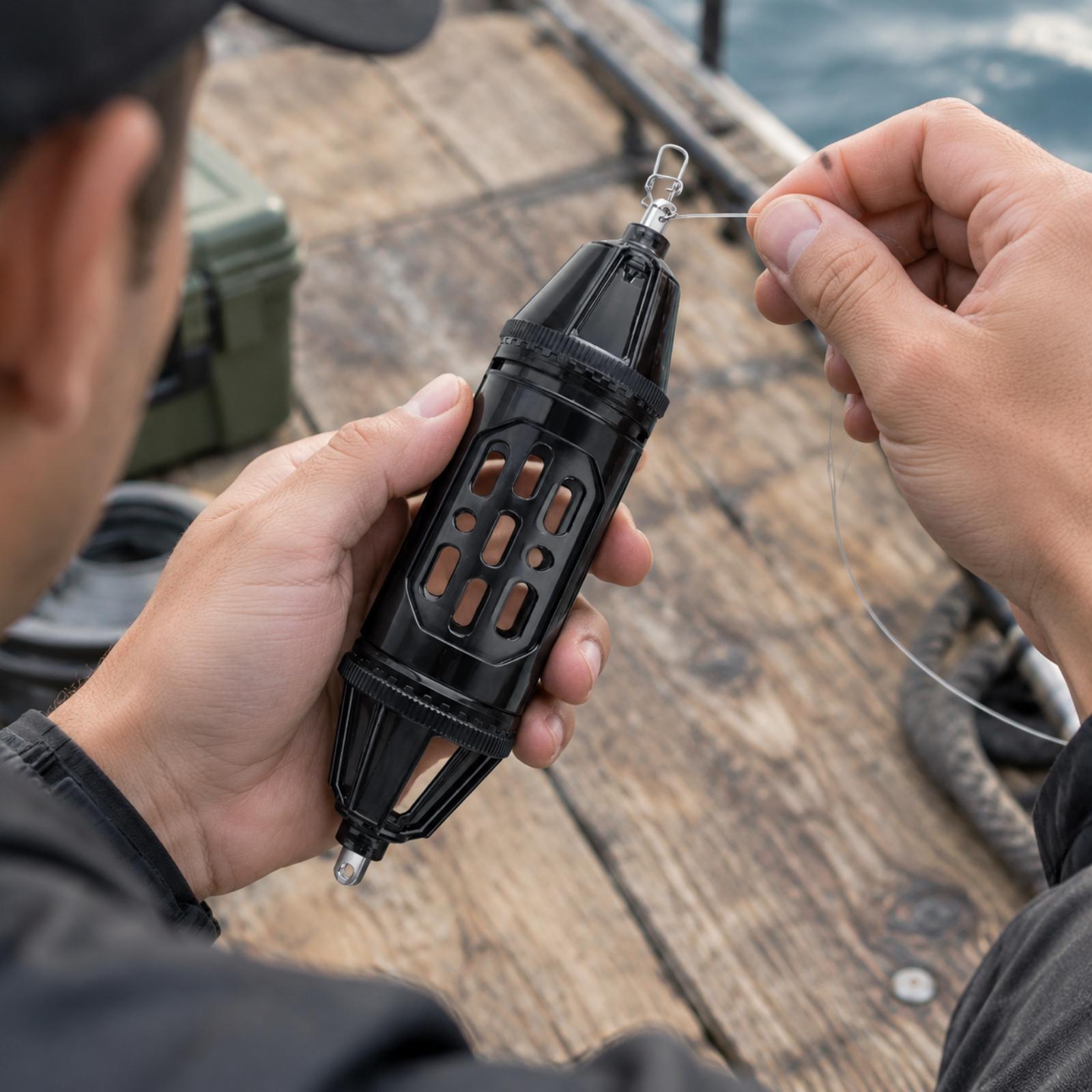 回転式の上部操作部を備えた、頑丈なポリカーボネート製の魚釣り - Fishing のレビューと価格