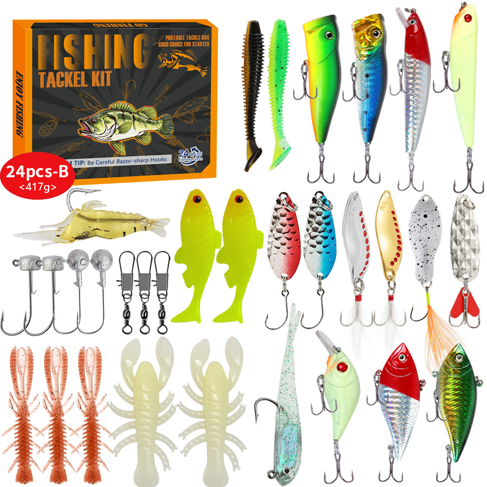 QQE 釣り用ルアーセット。人工ルアー、プロ仕様の釣り用アク - Fishing のレビューと価格